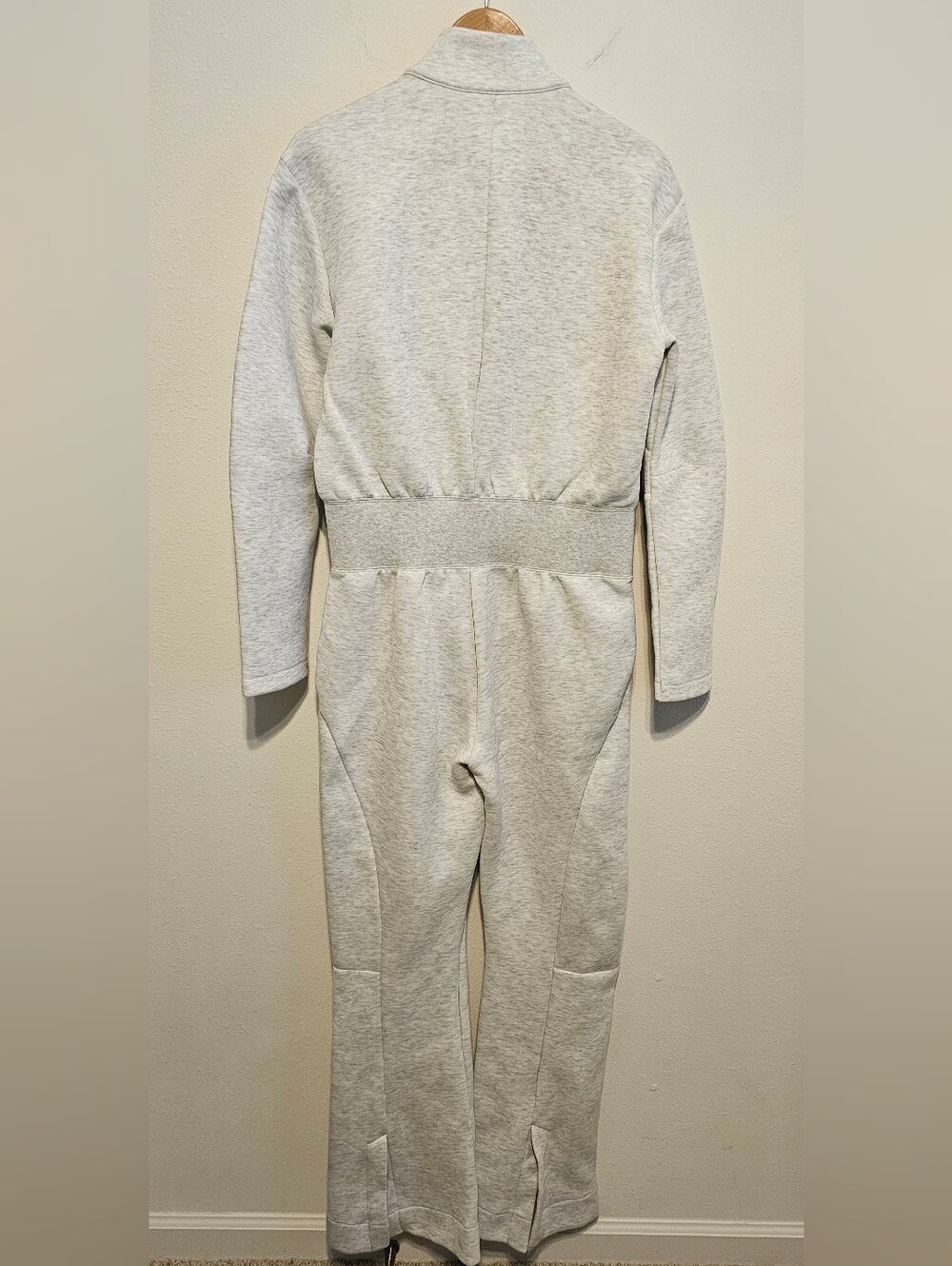Nike Women's Sportswear Tech Fleece Jumpsuit in Light Gray Medium 8/10 - Picture 11 of 16